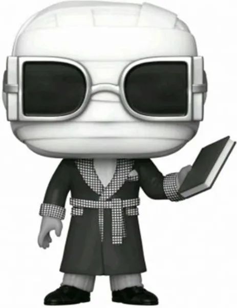 Funko pop universal studios monster hombre invisible black & white exclusivo 46856