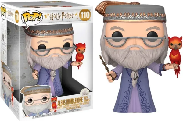Funko pop harry potter dumbledore con fawkes fenix 10 pulgadas 48038