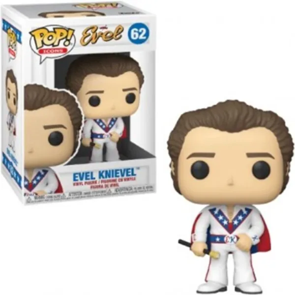 Funko pop iconos evel evel knievel con opcion chase 49837