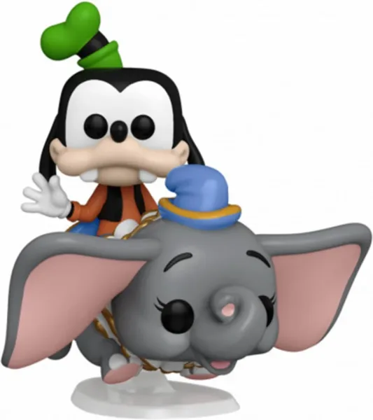 Funko pop ride supdlx disney world 50th aniversario goofy volando con dumbo 50571