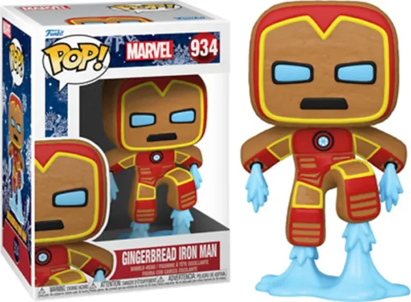 Funko pop marvel navidad galleta jengibre iron man 50658