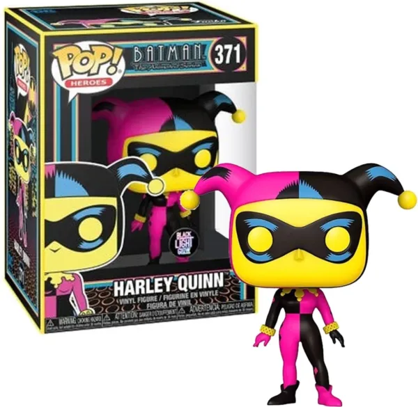 Funko pop DC black light harley quinn multicolor 51726