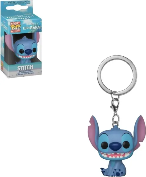 Funko pop keychain llavero disney lilo & stitch stitch sentado 55619