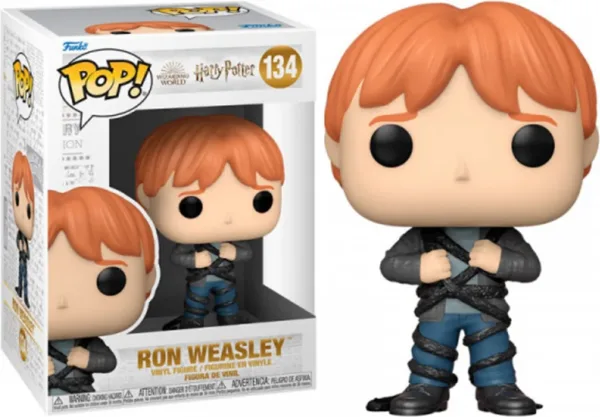 Funko pop harry potter ron weasley trampa planta piedra filosofal