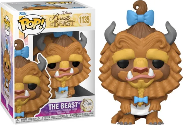 Funko pop disney la bella y la bestia bestia con rizos 57585