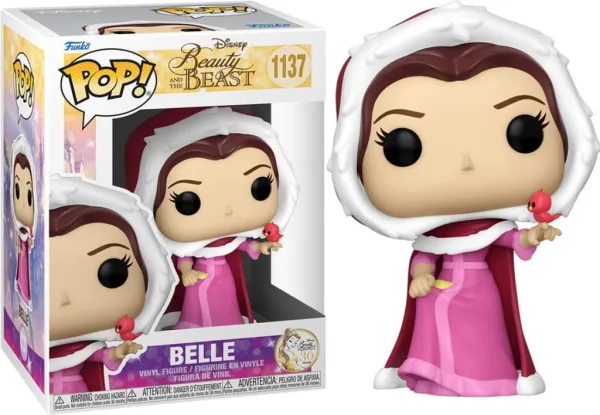 Funko pop disney la bella y la bestia bella en la nieve 57587