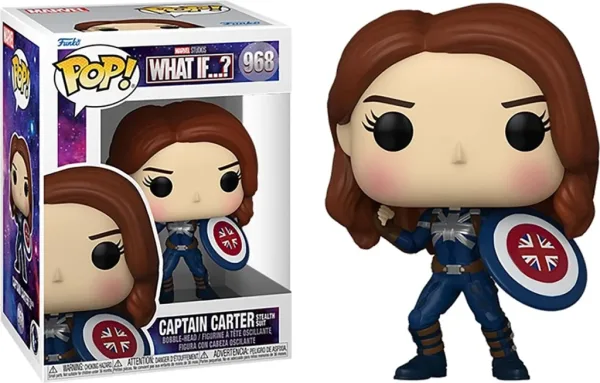 Funko pop marvel what if capitana carter stealth suit 58653