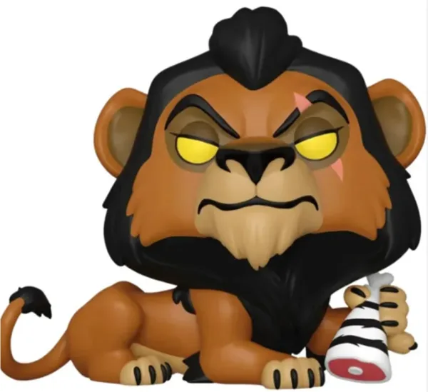 Funko pop disney el rey leon scar con trozo de carne