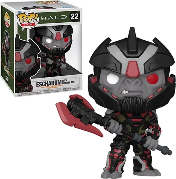 Funko pop super videojuegos halo infinite escharum con hacha de gravedad 59339