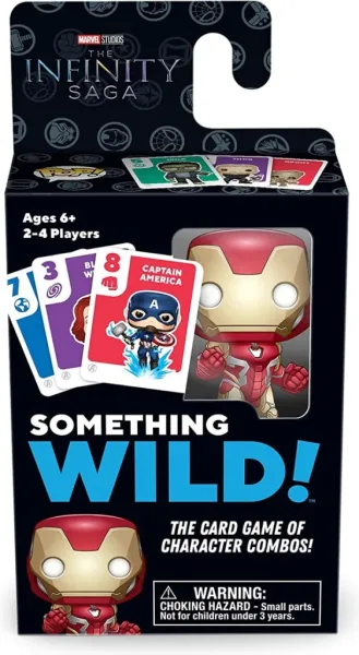 Juego de mesa funko something wild! marvel infinity saga iron man pegi 6 60495
