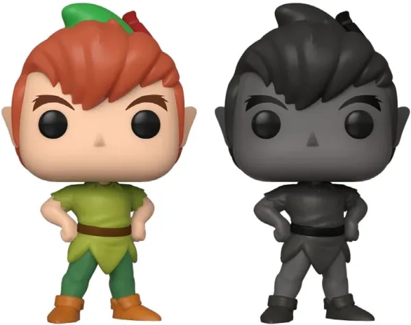Pack de 2 funko pops disney peter pan con sombra