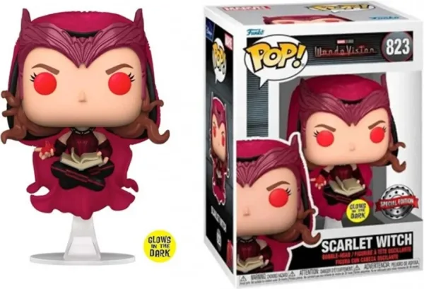 Funko pop marvel wandavision glows scarlet witch 62345