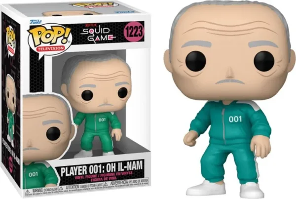Funko pop series tv el juego del calamar jugador 001: oh il - nam
