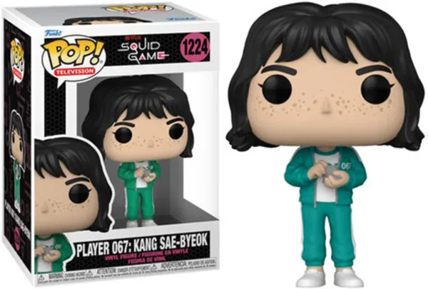Funko pop series tv el juego del calamar jugador: sae - byeok 067 64797
