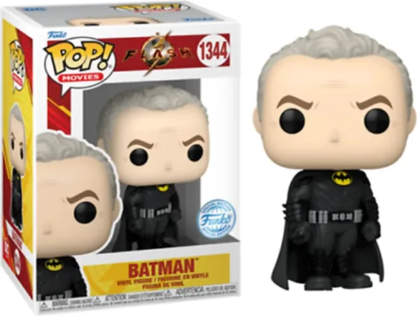 Funko pop DC comics the flash batman (keaton) sin mascara