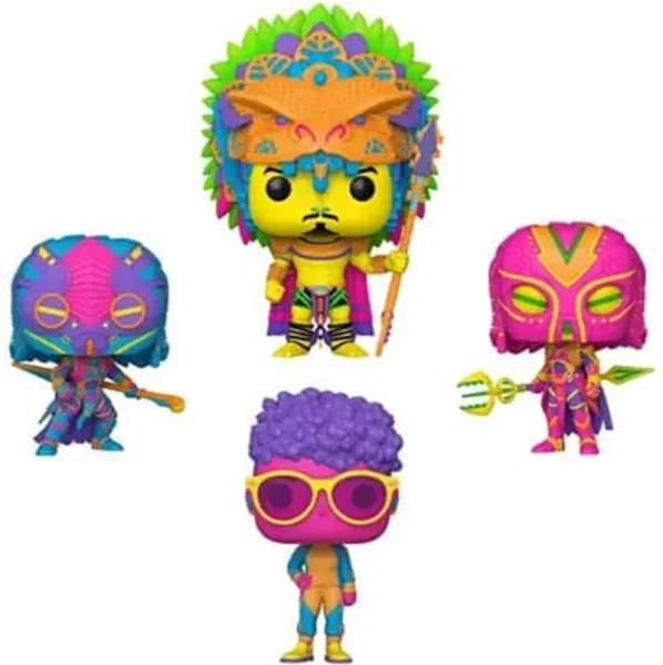 Funko pop marvel black panther wakanda forever pack de 4