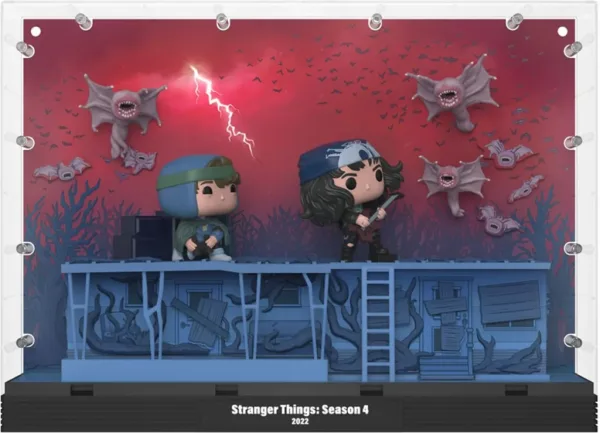 Funko pop moments deluxe pack 2 stranger things fase 3 eddie & dustin 70257