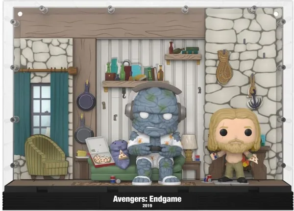 Funko pop moments deluxe marvel avengers endgame thor house 70914