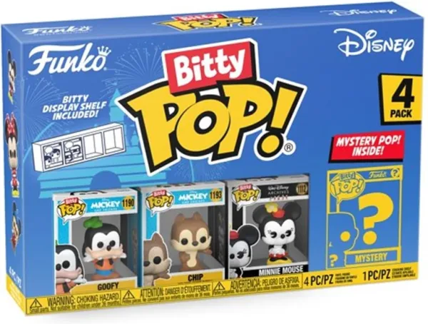 Bitty pop funko disney goofy 4pk