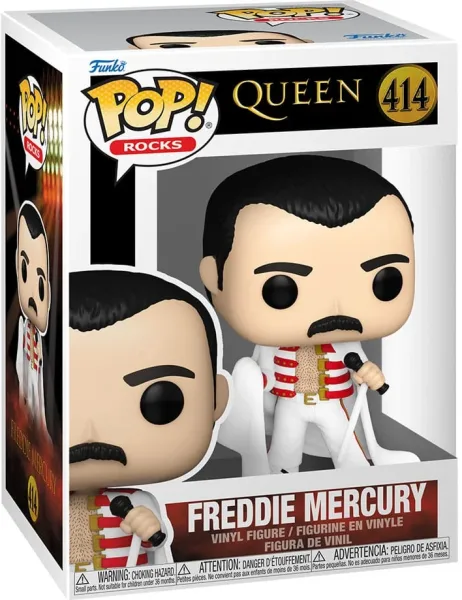 Funko pop estrellas de la música freddie mercury con capa