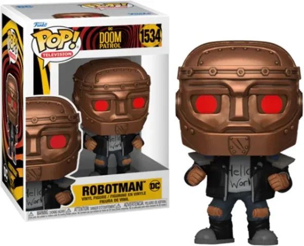 Funko pop DC comics doom patrol robotman 75896