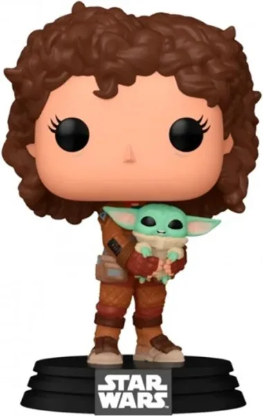 Funko pop mandalorian peli motto con grogu 76552
