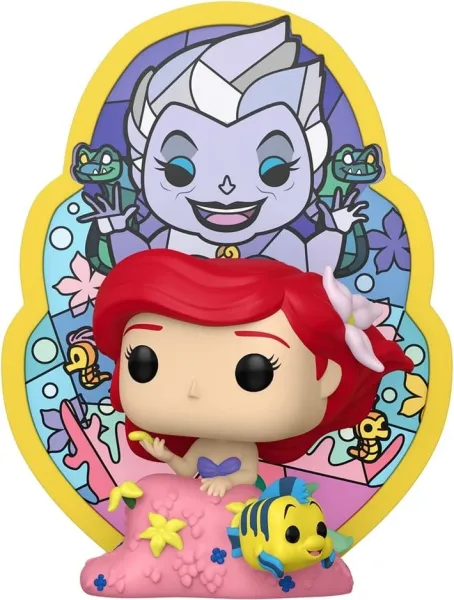 Funko pop deluxe little mermaid ariel (glass)