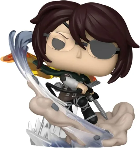 Funko pop! premium animation ataque a los titanes hange zoe