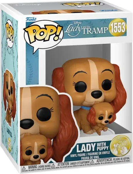 Funko pop la dama y el vagabundo -  dama con cachorro