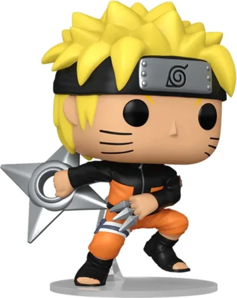 Funko pop animacion naruto shippuden naruto uzumaki con shuriken