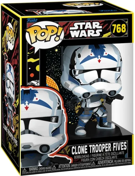 Funko pop star wars clone wars fives (retro)