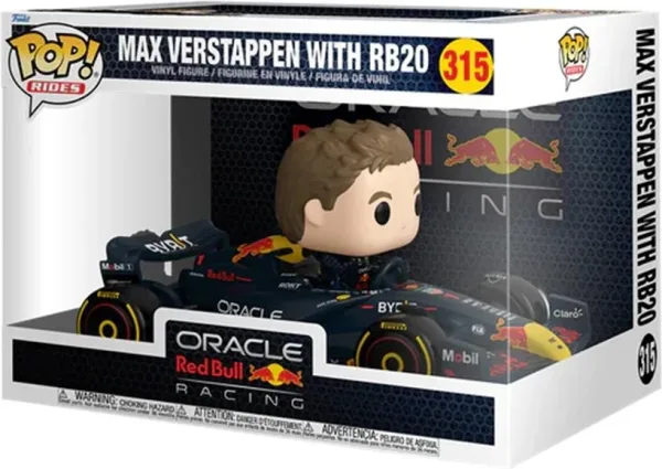 Funko pop ride max verstappen with rb20 -  oracle red bull racing