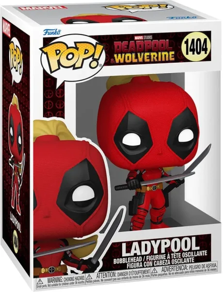 Funko pop marvel deadpool 3 ladypool