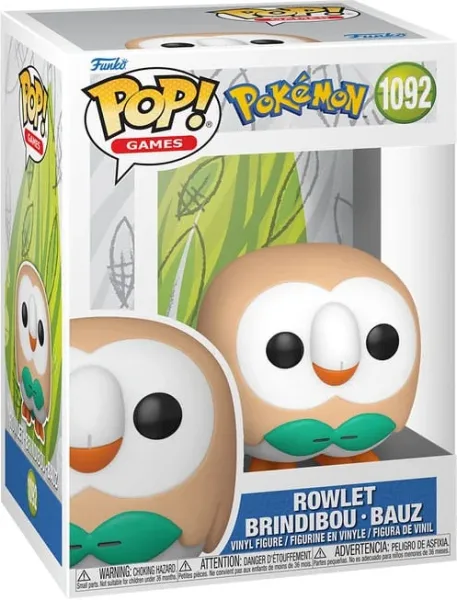 Funko pop pokemon rowlet brindibou -  bauz