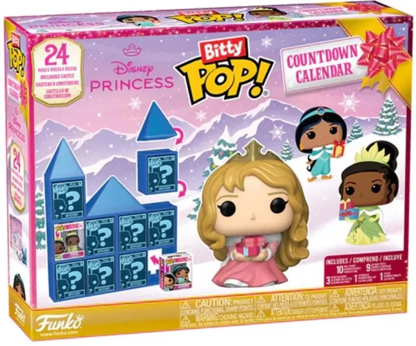Bitty pop! calendario de adviento princesas disney