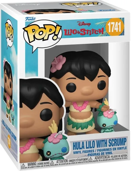 Funko pop & buddy: lilo & stitch s4 hula w - scrump