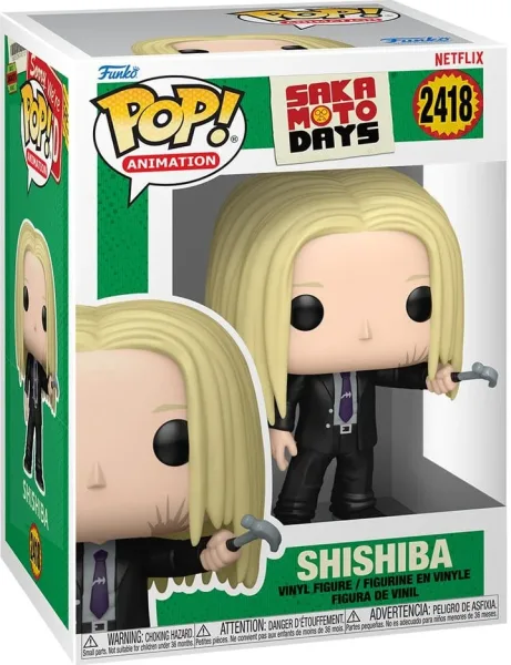 Funko pop animatión: sakamoto days -  shishiba