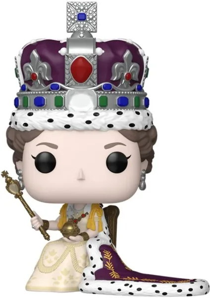 Funko pop premium reina isabel ii (coronacion)