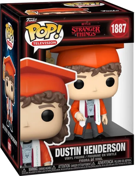Funko pop tv stranger things dustin henderson