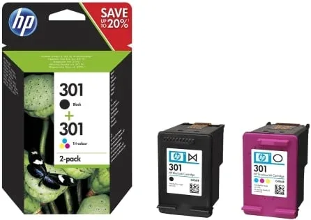 Cartucho de Tinta Original HP nº301 Multipack/ Negro/ Tricolor