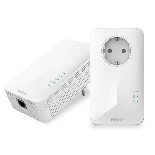 Strong POWERL1000DUOWIFIEUV2 1000 Mbit/s Ethernet WiFi Blanco 2 pieza(s)