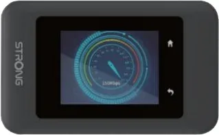 Strong 4G+ LTE MiFi Hotspot Router Wi-Fi 1200 router inalámbrico Doble banda (2,4 GHz / 5 GHz) Negro