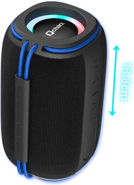 Altavoz qcharx flow mini negro 10w
