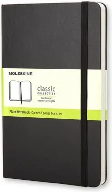 Libreta Clasica Tapa Dura Negra P (9X14Cm) Lisa Moleskine Qp012