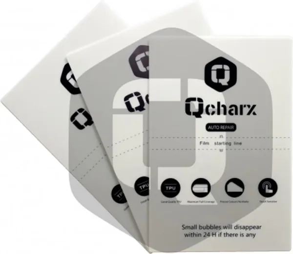 Laminas de proteccion frontales qcharx hidrogel autoreparación qx1 25 unidades