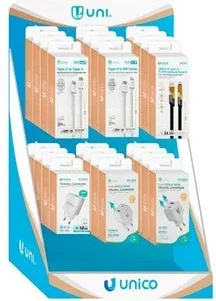 Expositor+6 Ref Uni (4Uxref=24U) Cables+Cargadores