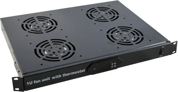 Termoregulador Digital 4 Ventiladores 1U Armario