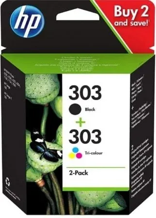 Cartucho de Tinta Original HP nº303 Multipack/ Negro/ Tricolor