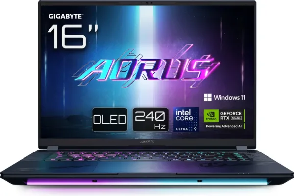 Portatil Gigabyte Aorus Master 16 U9-275Hx Rtx5090 32GB 1TB 16" Wqxga W11P