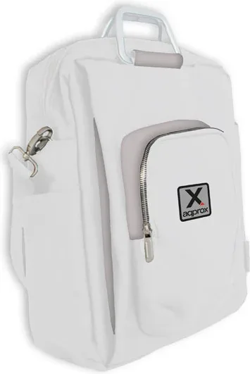 Maletin Vertical 15.6'' Blanco/Gris Approx